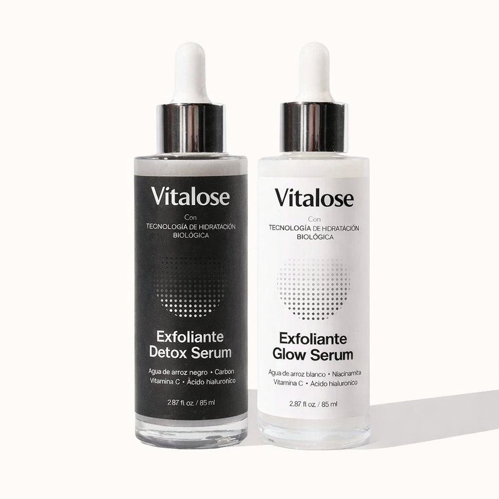 Dúo Exfoliante de Arroz 2 Pasos | Elimina Puntos Negros y Reduce Poros